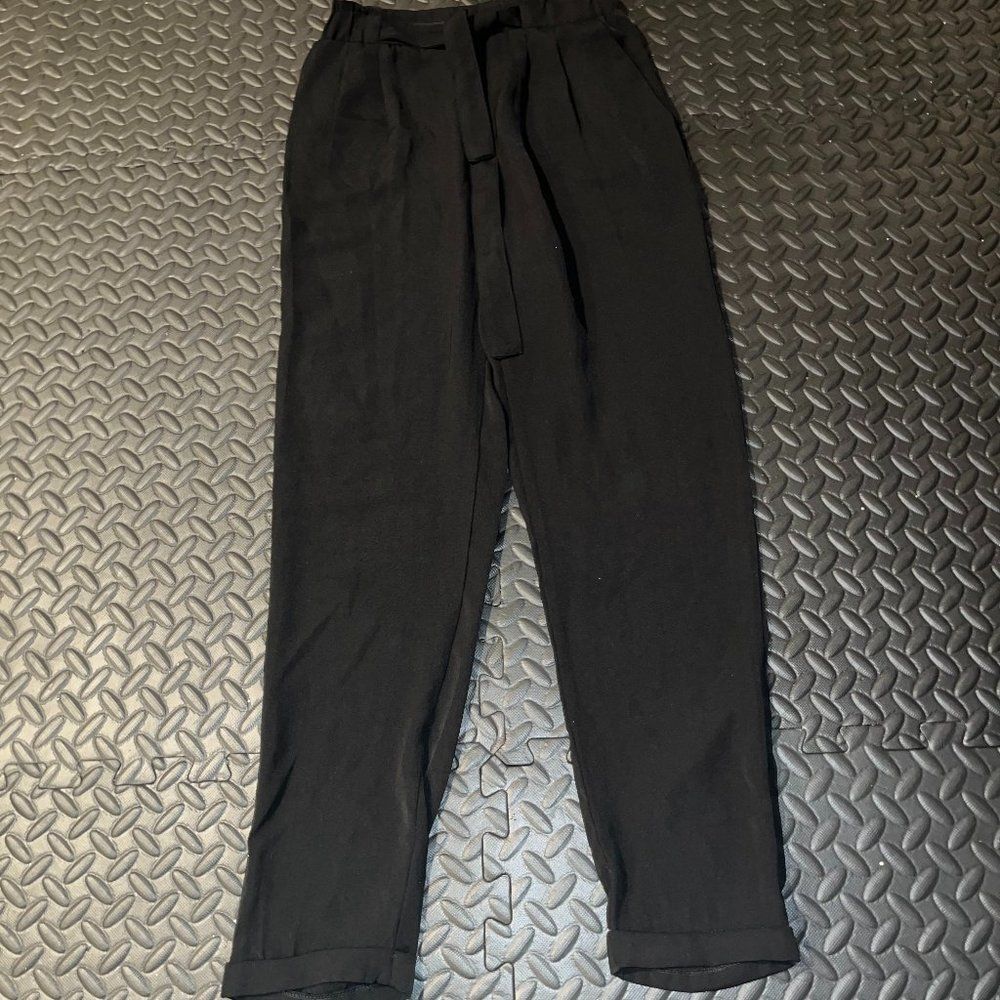 black high rise astrodivas trouser pants size XS